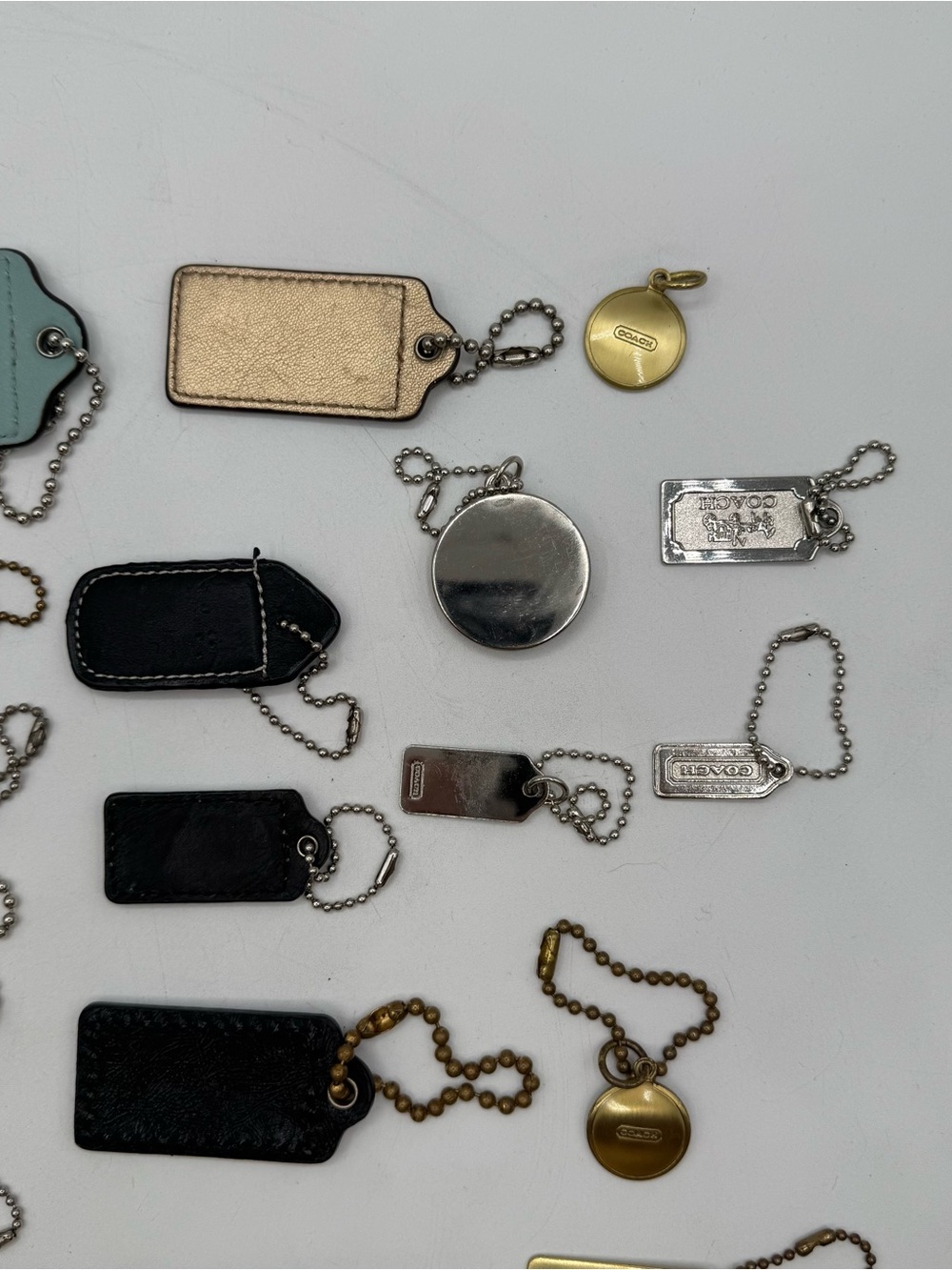 Coach Hang Tag Lot of 24 Leather & Metal - Picture 7 of 10